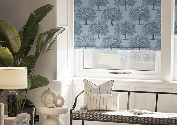 Classic Woodland, Monochrome - Twist&Fit Roller Blind - Image 5